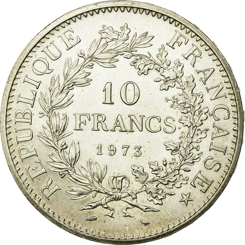 Moneta, Francia, Hercule, 10 Francs, 1973, Paris, SPL-, Argento, KM:932