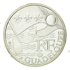 Francia, 10 Euro, Guadeloupe, 2010, SC, Plata, Gadoury:EU399, KM:1655