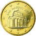 San Marino, 10 Euro Cent, 2007, MS(65-70), Brass, KM:443