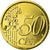San Marino, 50 Euro Cent, 2007, MS(65-70), Brass, KM:445
