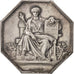 France, Notary, Token, AU(50-53), Silver, Lerouge #321, 19.54