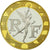 Moeda, França, Génie, 10 Francs, 2001, Paris, BE, MS(65-70), Alumínio-Bronze