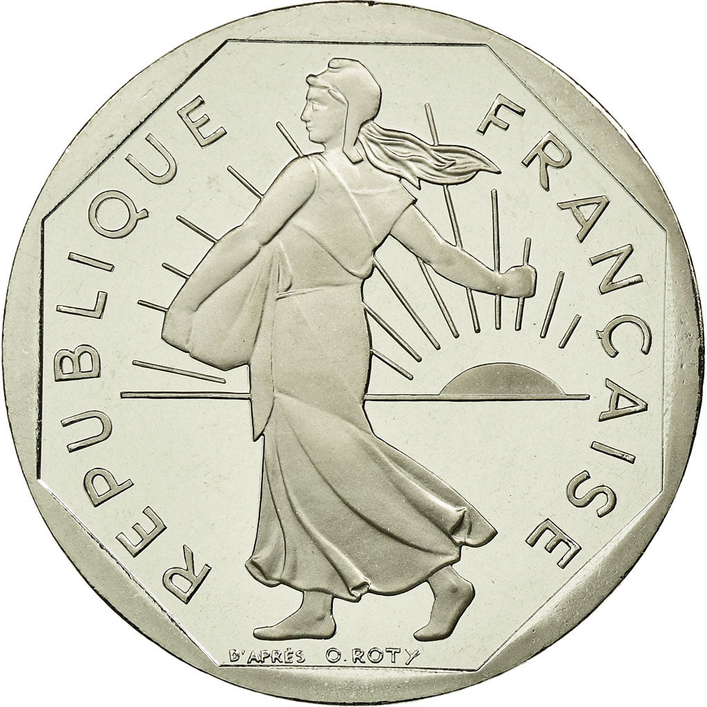Münze, Frankreich, Semeuse, 2 Francs, 2001, Paris, BE, STGL, Nickel, KM:942.2