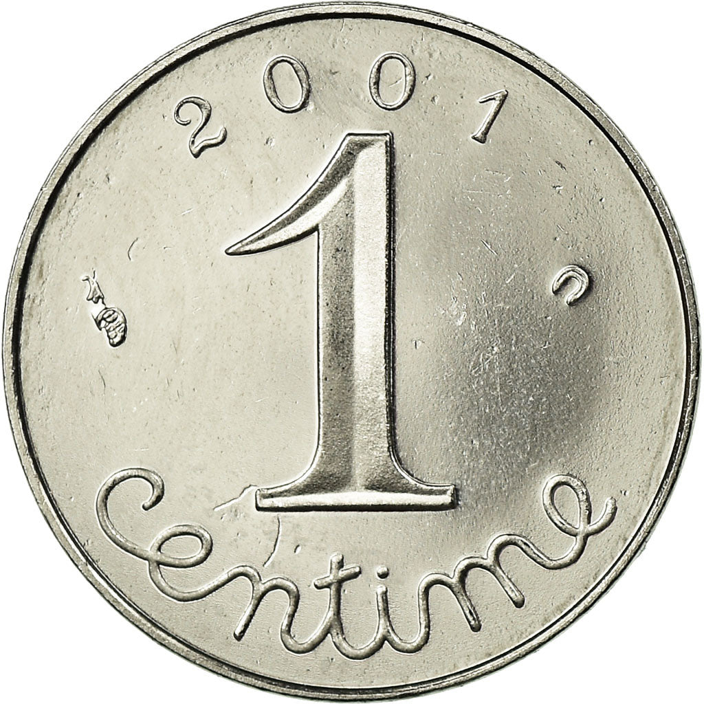 Moneta, Francia, Épi, Centime, 2001, Paris, BE, FDC, Acciaio inossidabile