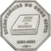 France, Notary, Token, 2004, AU(55-58), Silvered bronze, Lerouge #manque, 19.21