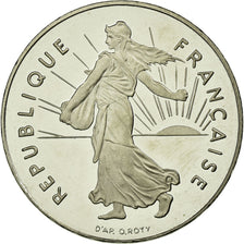Coin, France, Semeuse, Franc, 1997, Paris, MS(65-70), Nickel, KM:925.2
