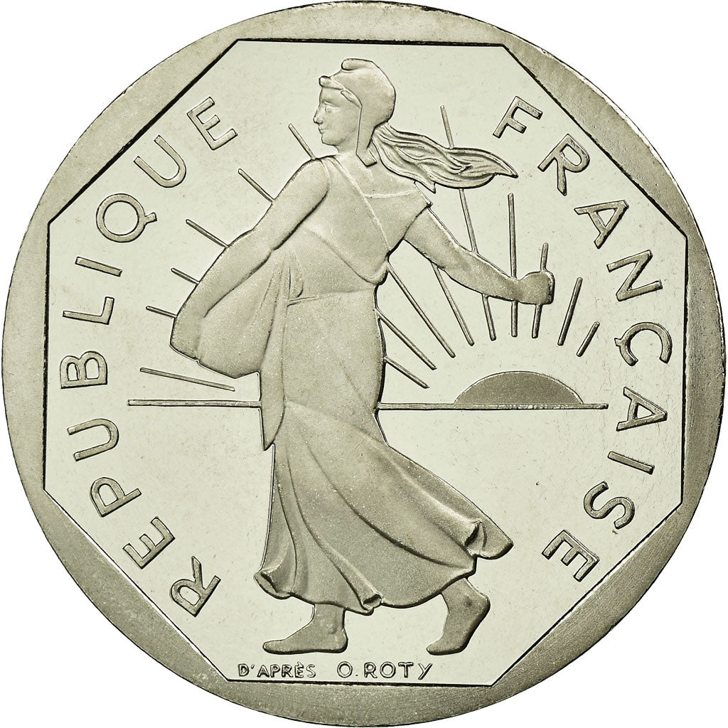 Coin, France, Semeuse, 2 Francs, 1997, Paris, BE, MS(65-70), Nickel, KM:942.2