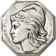 France, Notary, Token, AU(55-58), Silvered bronze, Lerouge #323, 16.08