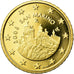 San Marino, 50 Euro Cent, 2008, Proof, MS(65-70), Brass, KM:484