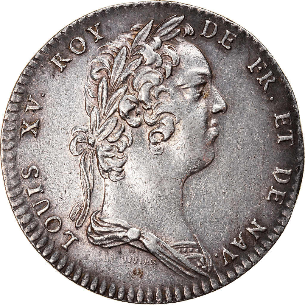 Francja, Token, Louis XV, Académie Française, Historia, ND (1732), AU(50-53)