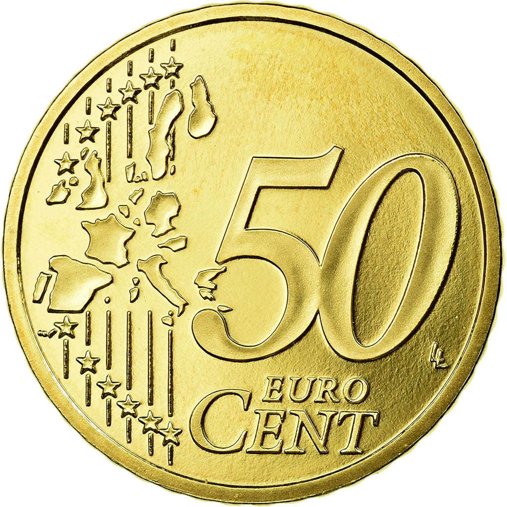France, 50 Euro Cent, 2005, BE, MS(65-70), Brass, KM:1287