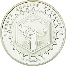 France, 5 Euro, 2005, BE, MS(65-70), Silver, KM:2010