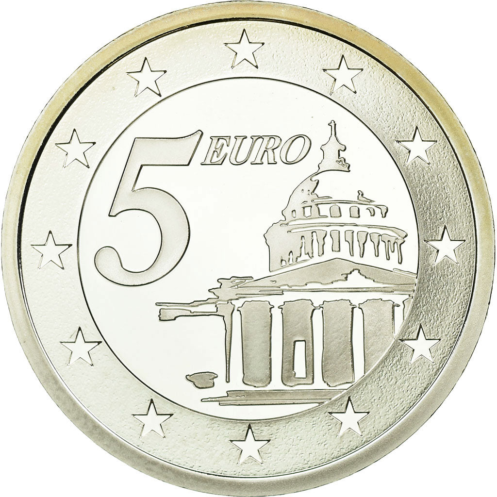 France, 5 Euro, 2005, BE, MS(65-70), Silver, KM:2010