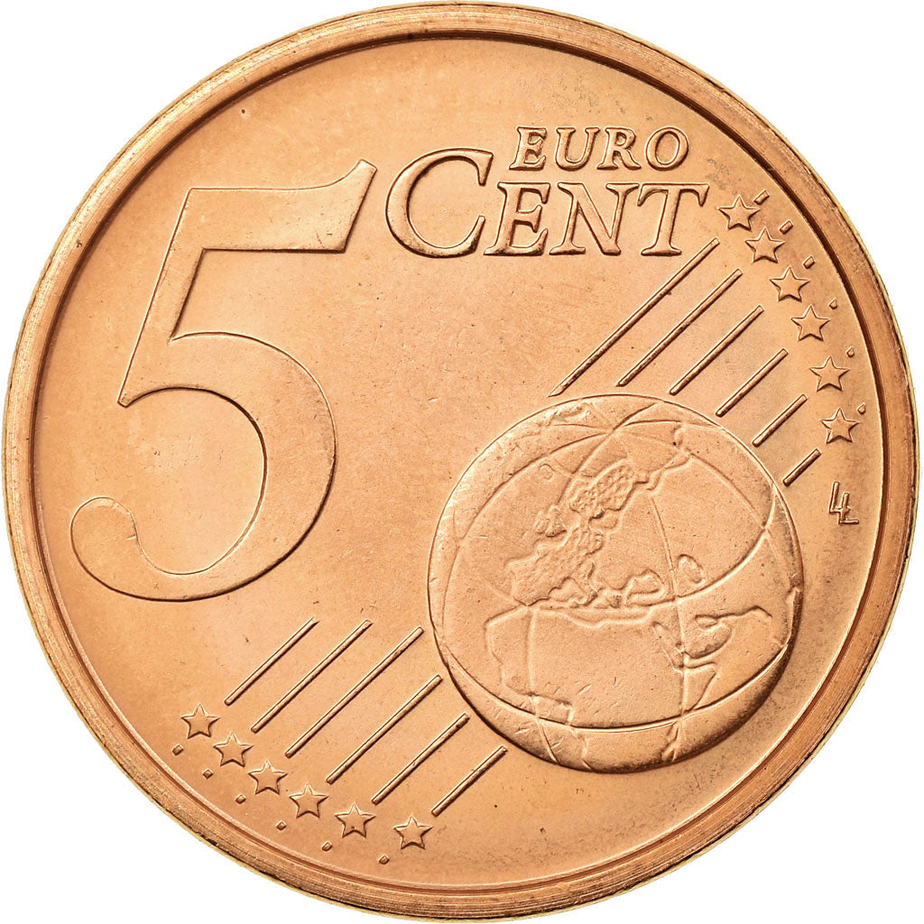 Vatikanstadt, 5 Euro Cent, 2007, BU, UNZ, Copper Plated Steel, KM:377