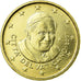 VATICAN CITY, 10 Euro Cent, 2007, BU, MS(63), Brass, KM:378