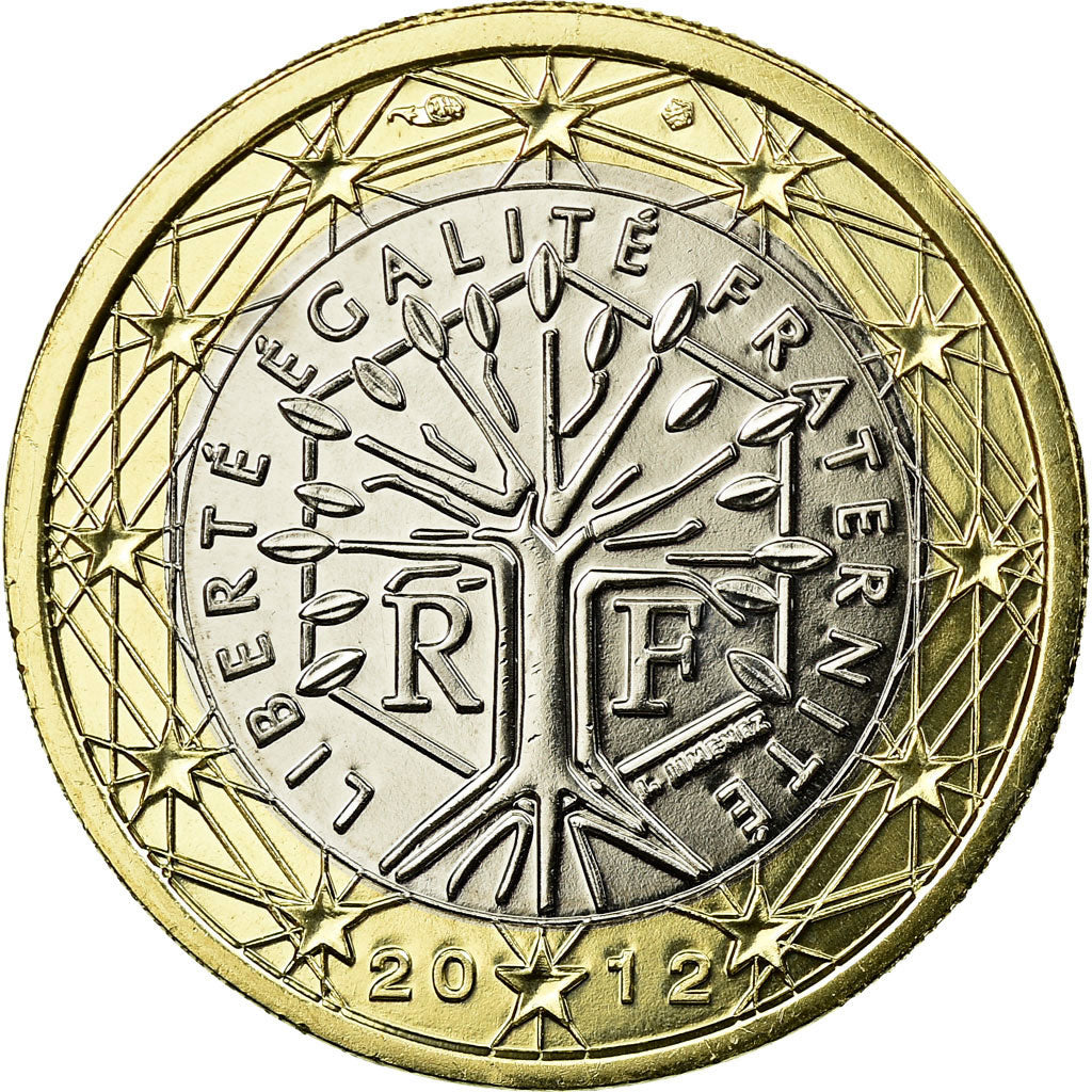 France, Euro, 2012, MS(65-70), Bi-Metallic, KM:1413