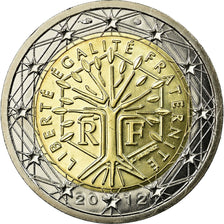 France, 2 Euro, 2012, MS(65-70), Bi-Metallic, KM:1414
