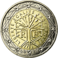 France, 2 Euro, 2011, MS(65-70), Bi-Metallic, KM:1414