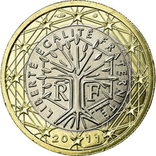 France, Euro, 2011, MS(65-70), Bi-Metallic, KM:1413