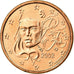France, Euro Cent, 2002, MS(65-70), Copper Plated Steel, KM:1282