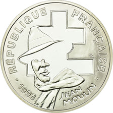 Monnaie, France, Jean Moulin, 100 Francs, 1993, BE, FDC, Argent, Gadoury:C39