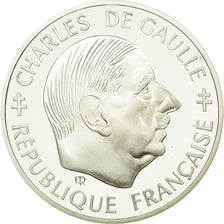 Monnaie, France, Charles de Gaulle, Franc, 1988, Paris, BE, FDC, Argent