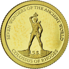 Coin, Solomon Islands, Elizabeth II, Colosse de Rhodes, 5 Dollars, 2011, B.H.