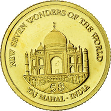 Coin, Solomon Islands, Elizabeth II, Taj Mahal, 5 Dollars, 2011, B.H. Mayer