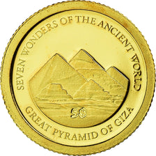 Coin, Solomon Islands, Elizabeth II, Pyramides de Giseh, 5 Dollars, 2011, B.H.