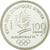 Moneda, Francia, Patinage, 100 Francs, 1989, BE, FDC, Plata, KM:972, Gadoury:C1