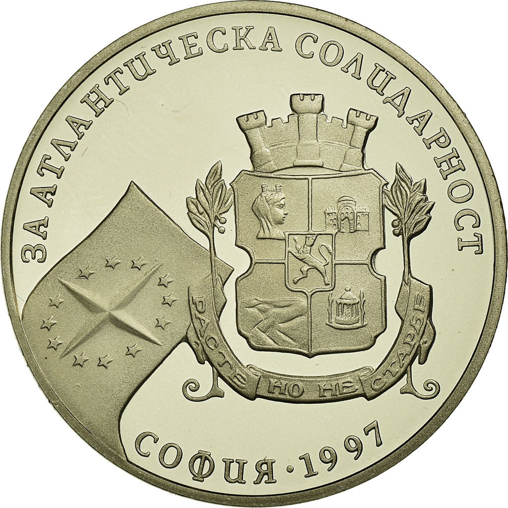 Coin, Bulgaria, 500 Leva, 1997, Proof, MS(65-70), Copper-Nickel-Zinc, KM:229