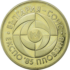 Coin, Bulgaria, 5 Leva, 1985, Proof, AU(55-58), Copper-nickel, KM:154