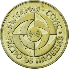 Coin, Bulgaria, 5 Leva, 1985, Proof, EF(40-45), Copper-nickel, KM:154