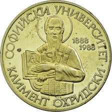 Coin, Bulgaria, 2 Leva, 1988, Proof, AU(55-58), Copper-nickel, KM:165