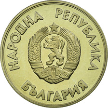 Coin, Bulgaria, Lev, 1987, Proof, EF(40-45), Copper-nickel, KM:175