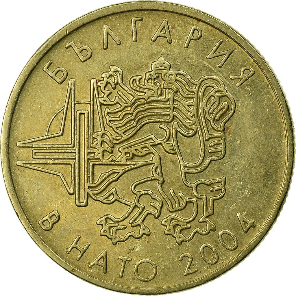 Coin, Bulgaria, 50 Stotinki, 2004, Sofia, EF(40-45), Copper-Nickel-Zinc, KM:272