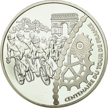 France, 1-1/2 Euro, Tour de France, 2003, BE, MS(65-70), Silver, KM:1322