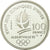 Moneda, Francia, Patinage, 100 Francs, 1989, BE, FDC, Plata, KM:972, Gadoury:C1