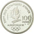 Moneta, Francia, Hockey players, 100 Francs, 1991, BE, FDC, Argento, KM:993