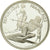 Moneda, Francia, Slalom skiers, 100 Francs, 1990, BE, FDC, Plata, KM:984