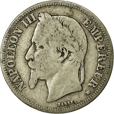 Münze, Frankreich, Napoleon III, Napoléon III, 2 Francs, 1866, Strasbourg