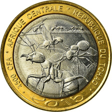 Coin, Chad, 4500 CFA Francs-3 Africa, 2015, Paris, MS(63), Bi-Metallic