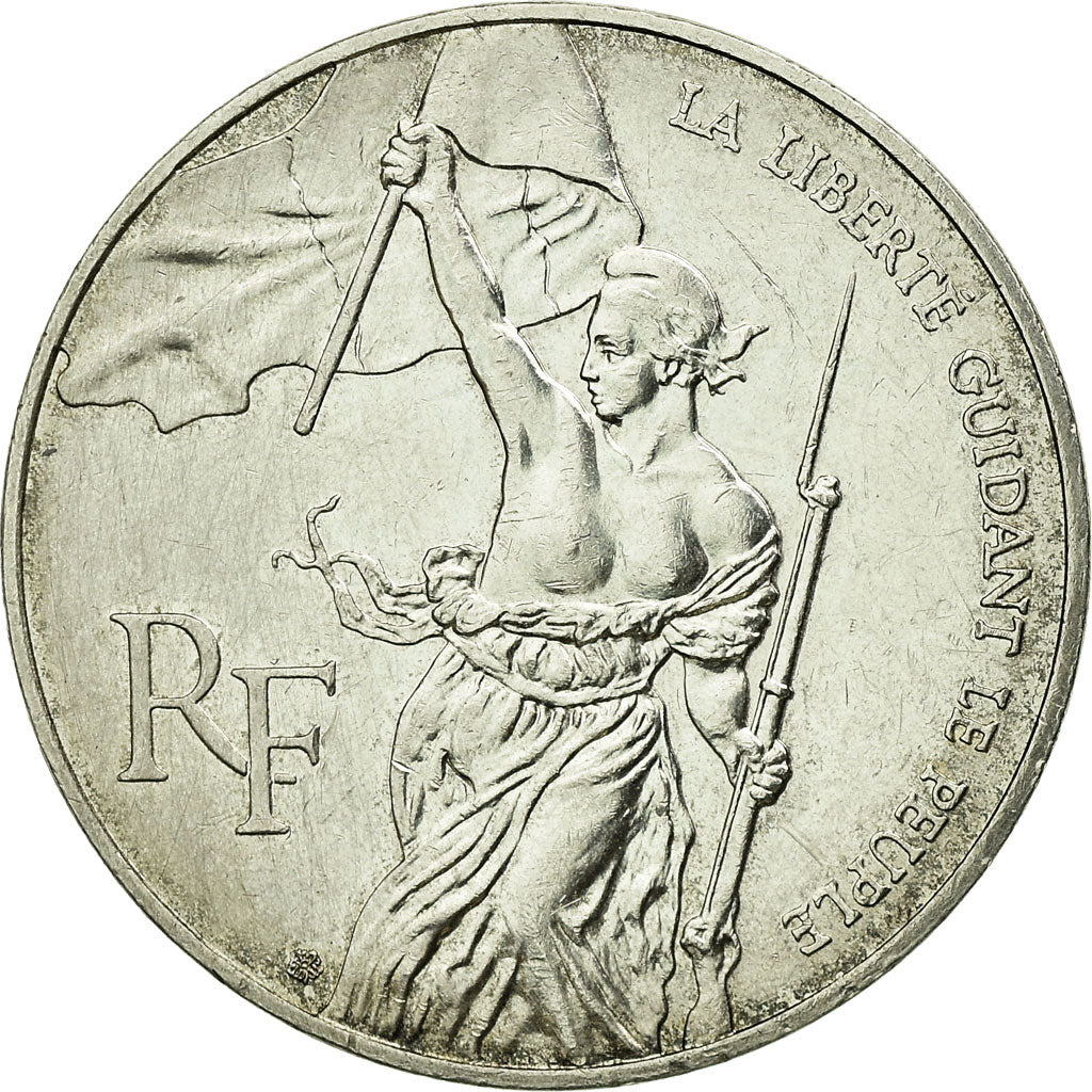 Coin, France, Liberté guidant le peuple, 100 Francs, 1993, EF(40-45), Silver