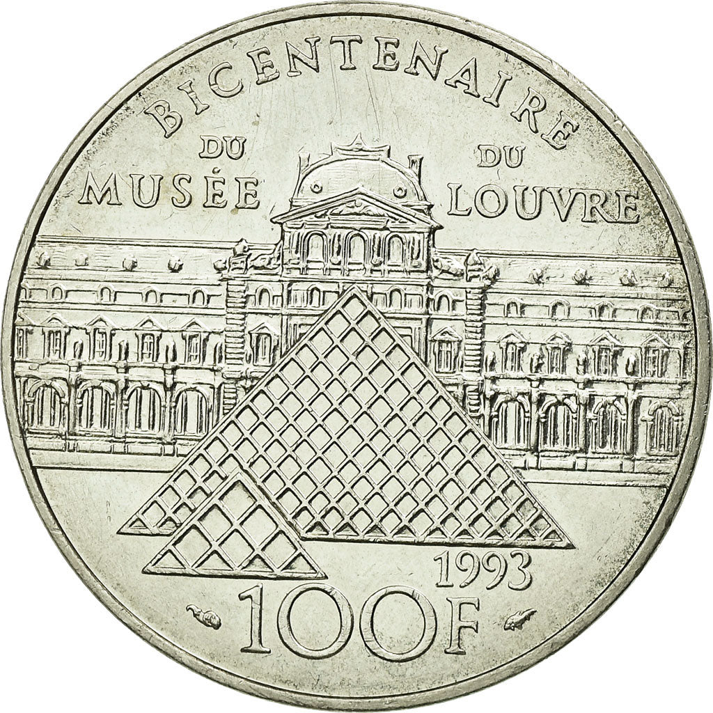 Coin, France, Liberté guidant le peuple, 100 Francs, 1993, EF(40-45), Silver
