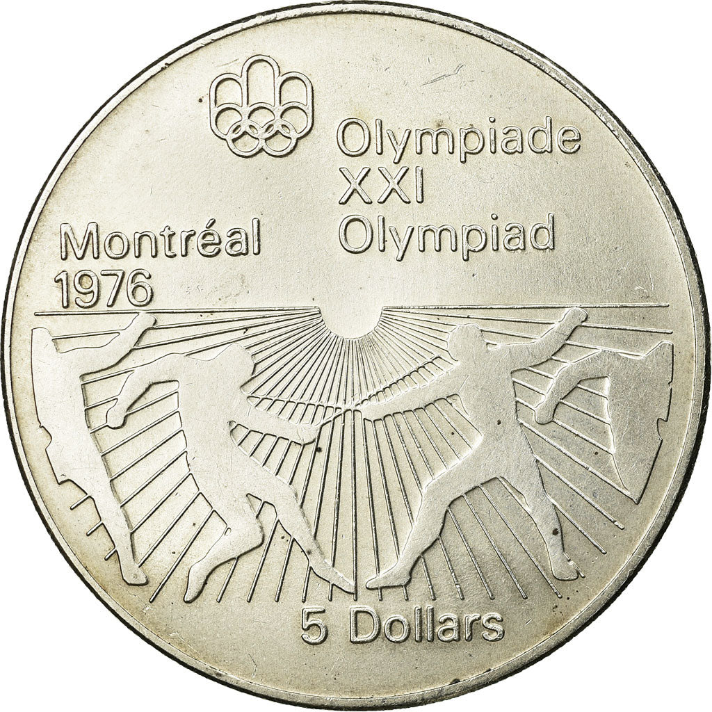 Coin, Canada, Elizabeth II, 5 Dollars, 1976, Royal Canadian Mint, Ottawa