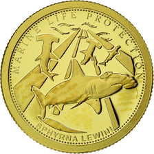 Coin, Palau, Requins-marteaux, Dollar, 2010, CIT, Proof, MS(65-70), Gold, KM:315