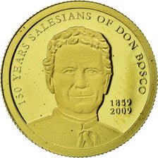 Coin, Palau, Don Bosco, Dollar, 2009, CIT, Proof, MS(65-70), Gold, KM:239