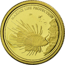 Coin, Palau, Lionfish, Dollar, 2009, CIT, Proof, MS(65-70), Gold, KM:234