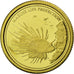 Coin, Palau, Lionfish, Dollar, 2009, CIT, Proof, MS(65-70), Gold, KM:234