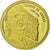 Moneda, Benín, Charles de Gaulle, 1500 Francs CFA, 2010, Proof, FDC, Oro